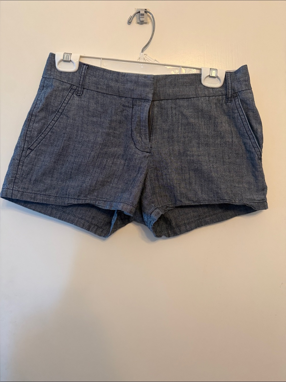 J. Crew Denim-Look Shorts - Blue